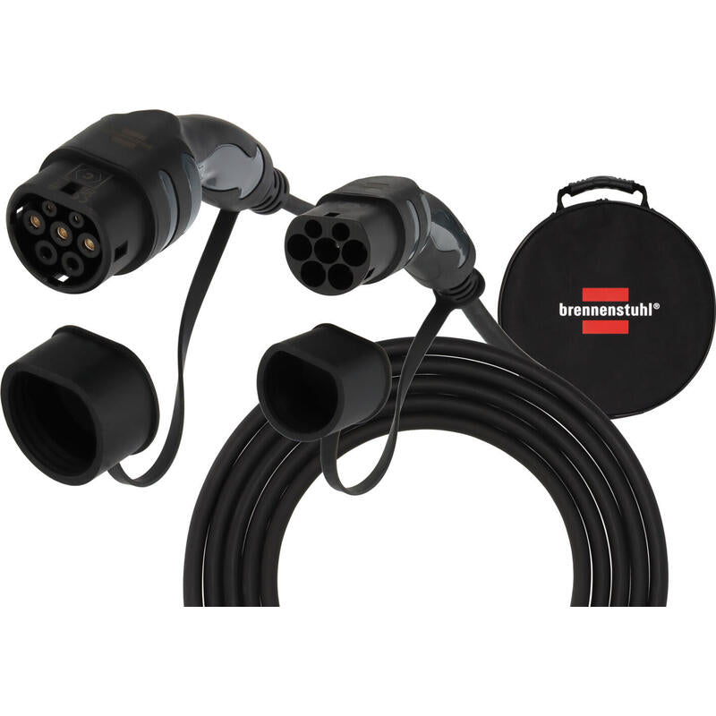 Brennenstuhl Ev Typ 2 Cable De Carga 11kw 7m, Ip55, 3-Phasig, Mode 3