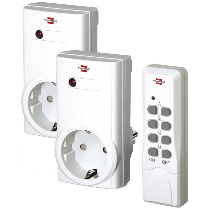 Brennenstuhl Juego De Interruptores Inalámbricos Rcs 1000 N Comfort 1507150