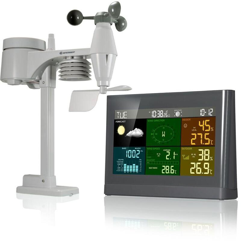 Bresser Wetter Center 5-In-1 Comfort Grau