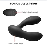 Brett Masajeador Prostático Control Remoto Usb Silicona Líquida
