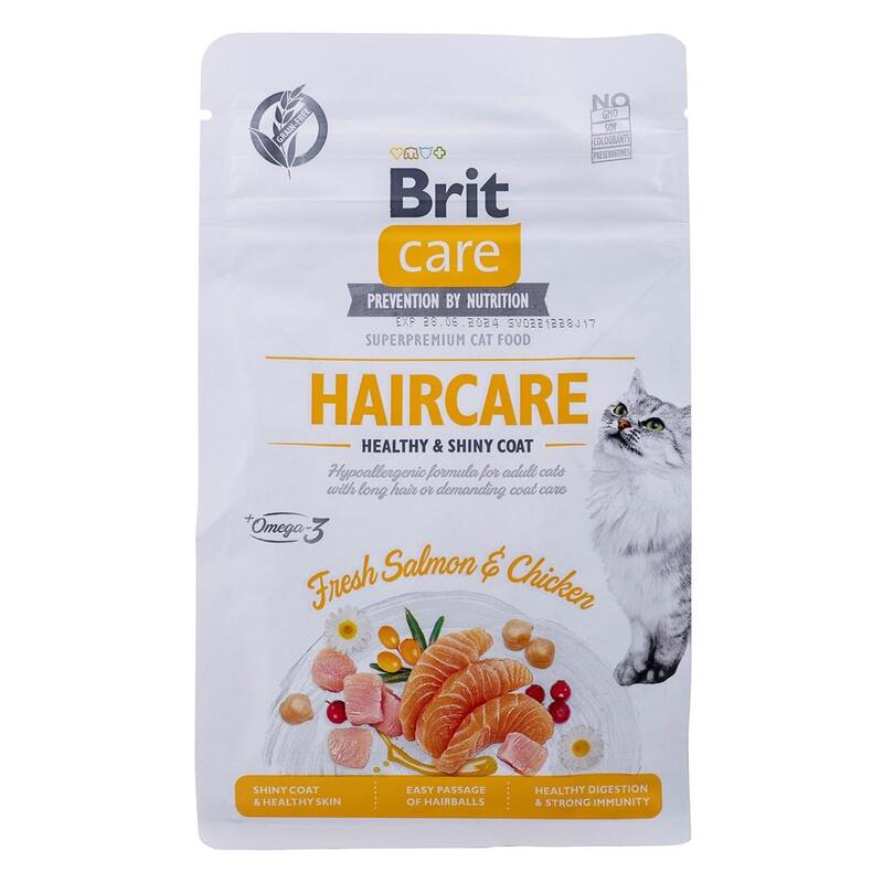 Brit Care Gf Haircare Healthy&Shiny Dla Kota 400g