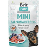 Brit Care Mini Salmon&Herring Sterilised - Comida Húmeda Para Perros - 85 G