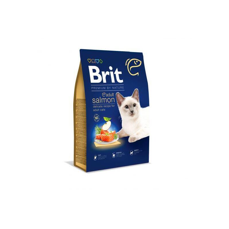 Brit Dry Premium By Nature Adult Salmon - Alimento Seco Para Gatos - 1,5 Kg