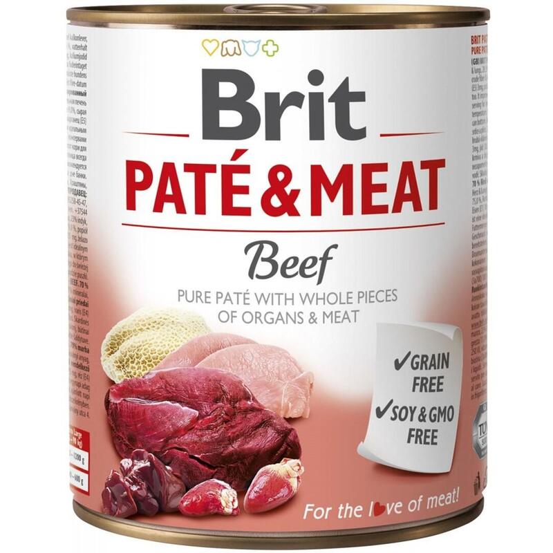 Brit Paté & Meat Con Carne De Vacuno - 800g