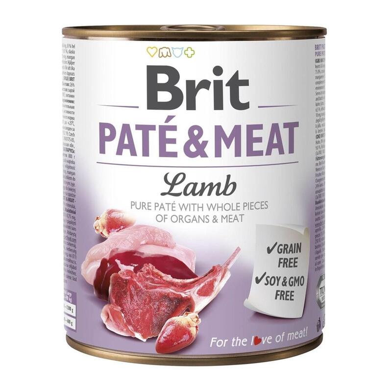 Brit Paté & Meat Con Cordero - 800g