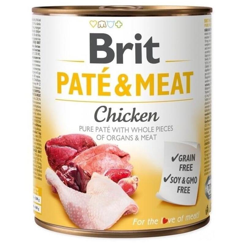 Brit Paté & Meat Con Pollo - 800g