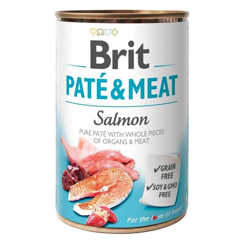 Brit Paté & Meat Con Salmón - 400g
