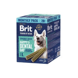 Brit Premium By Nature Dog Dental Snacks L - Premio Para Perros - 28 Uds.