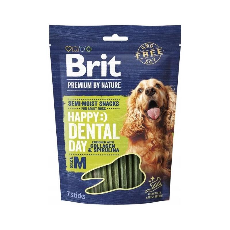 Brit Premium Dog Snack Dental M - Dog Treat - 180g