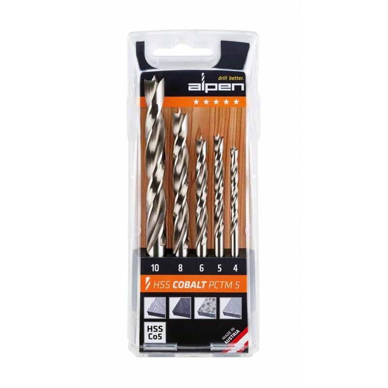 Broca Alpen Hss-Eco5 Pctm 5-Tlg Profi Holz