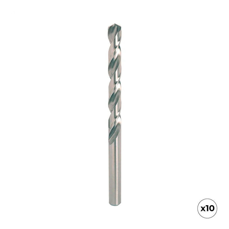 Broca Hss4341 Para Metal, Rectificada, Ø6,00 X 93,00 Mm, 10 Uds