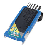 Broca Para Metal Hss, Forja Por Laminación, Ø2-8 Mm, Juego 6 Piezas