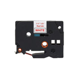 Brother Tze-232 Rojo/Blanco Cinta Rotuladora Generica Tz-232