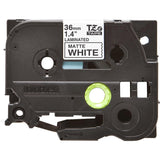 Brother Tze-M261 Cinta Laminada Mate Negro/ Blanco