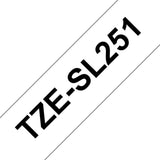 Brother Tzesl251 Tape Black On White 24mm