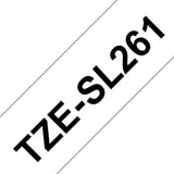 Brother Tzesl261 Tape Black On White 36mm
