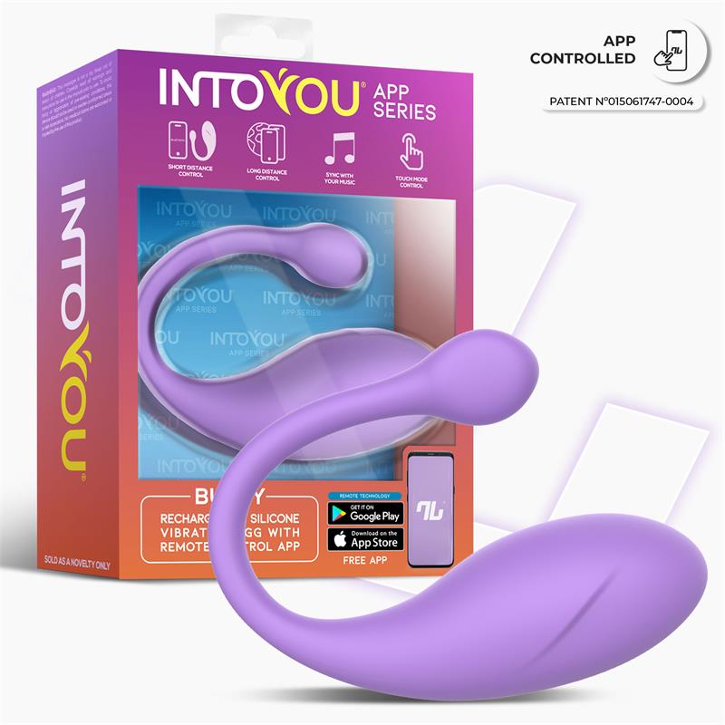 Bulby Huevo Vibrador Con App Lavanda