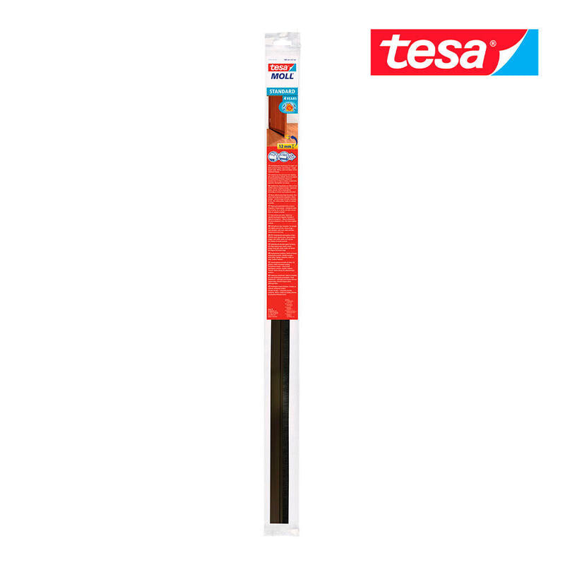 Burlete Bajo Puerta Pvc Marron 1m X 37mm Tesa