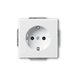Busch Jaeger 2300 Eucb-84 Schuko Tomas De Corriente Inserto, Blanco Estudio, Solo