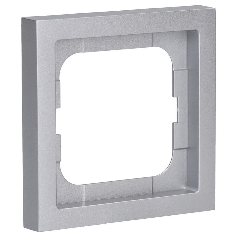 Busch Jaeger Bj 1721-183k Rahmen 1f Future Linear Alusilber