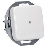 Busch Jaeger Reflex Si - Placa Central Tragring Leitungsauslass - Up *Blanco Alpino*