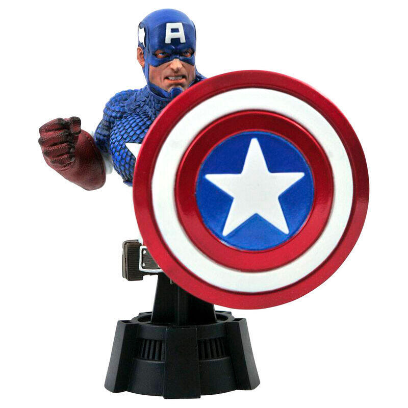 Busto Capitan America Marvel 15cm