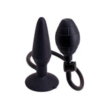 Butt Plug Hinchable M - Negro