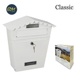 Buzon De Acero Modelo Classic Blanco Edm