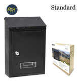 Buzon De Acero Modelo Standard Negro 210 X 60 X 300 Mm