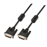 Aisens Cable Dvi Single Link 18+1 Con Ferrita - Dvi-D Macho A Dvi-D Macho - 1.80m - (1920x1200) - Negro