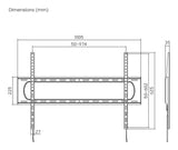 Aisens Soporte Eco Delgado Para Monitor/Tv 160kg De 60-120, Negro
