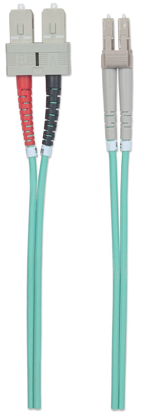 EAN 0766623750165 - Intellinet 750165 Cable de fibra óptica e InfiniBand 3 m LC SC Color aguamarina imagen 4