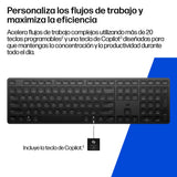 EAN 0199251209215 - HP 495K Multi-Device Dual-Mode Keyboard teclado Universal USB + Bluetooth Negro imagen 6