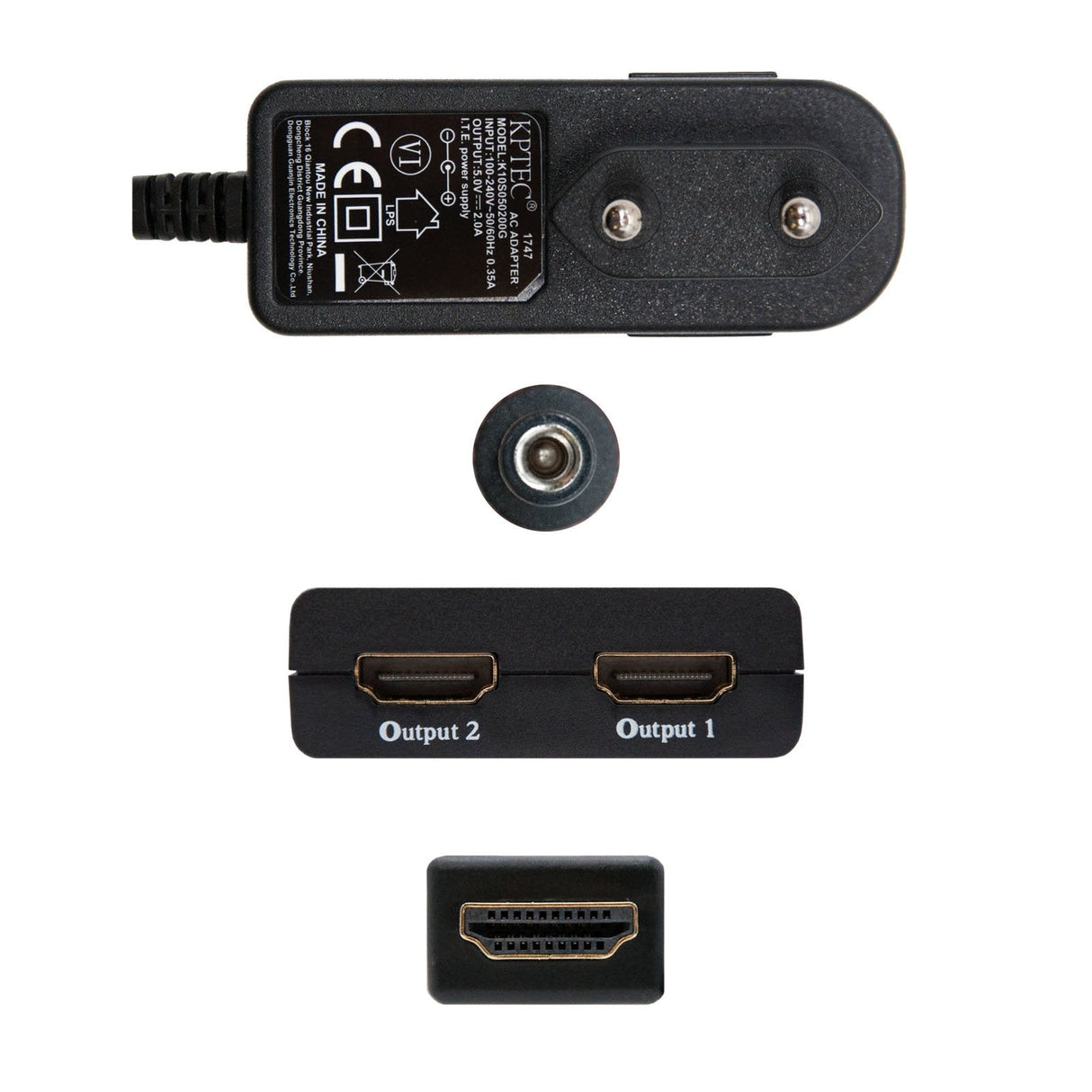 Nanocable Duplicador Hdmi Alta Velocidad Para 2 Dispositivos Con Alimentacion