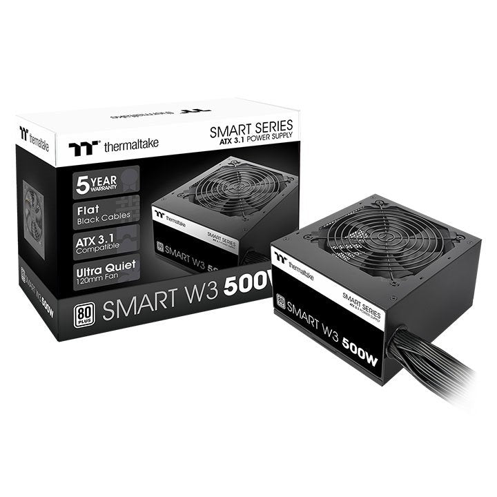 EAN 4711475645363 - Thermaltake Smart W3 unidad de fuente de alimentación 500 W 24-pin ATX ATX Negro imagen 6