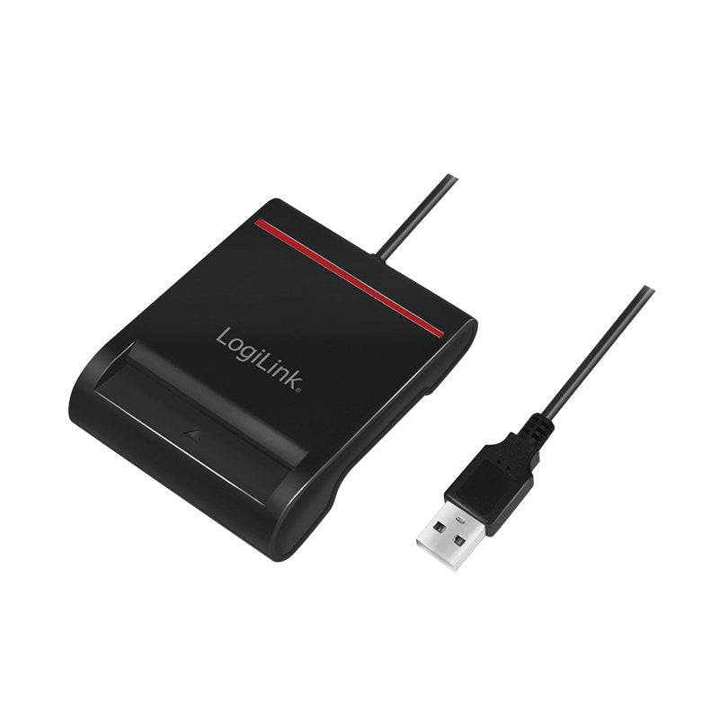 Lector De Tarjetas Externo Logilink Dni Criptograficas/Negro Cr0047