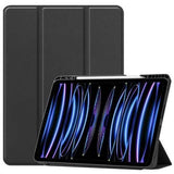 Funda Tablet Ipad Pro 12.9'' 2022/21 Smart Tri-Fold Negro Just In Case Compatible Con Ipad Pro 12.9 2022 (6th Gen) Y Ipad Pro 12.9 2021 (5th Gen)/ Activación-Reposo Automático/ Negro/ Slot Para Pen