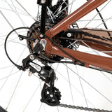 Bicicleta Youin Youride Viena - Paseo - Rueda 28 - Bateria Integrada Y Extraible - Ocre