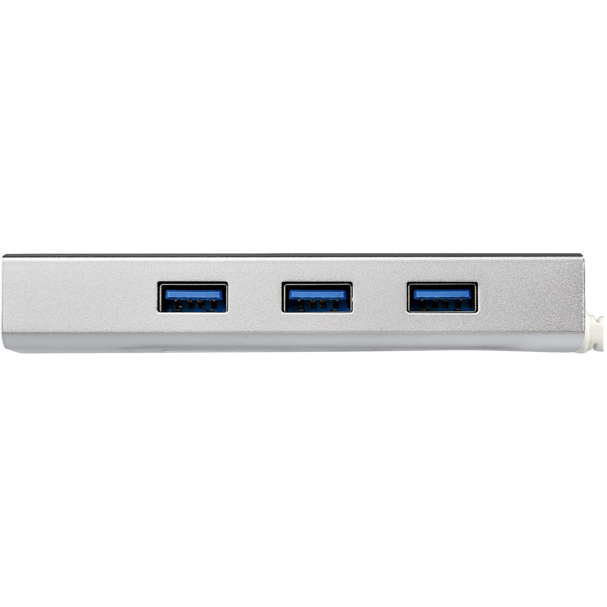Startech Hub De 3 Puertos Usb 3.0 Con Adaptador De Red Ethernet Gigabit - Hub Portátil De Aluminio 2 Años