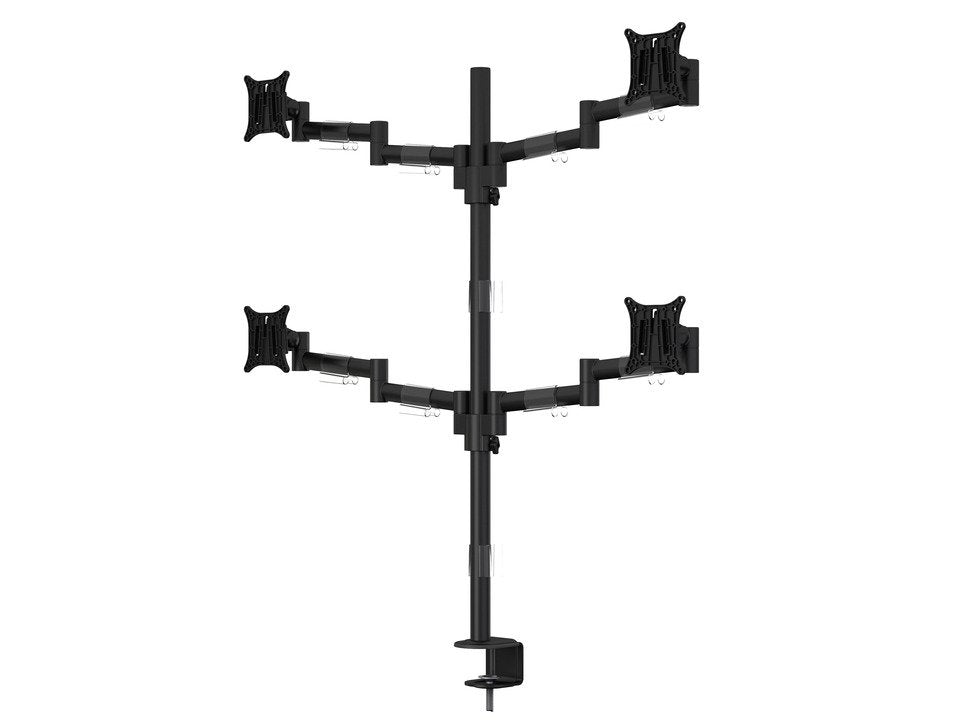 M Vesa Deskmount Officeline  Quad Black