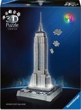 Ravensburger 3d Puzzle Iconics: Empire State Building - With Light 216 12008026