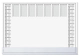 Sigel Alfombrilla De Escritorio Protect 2026 2027 Blanco Papel 59,5 X 41,0 Cm, 40 Hojas