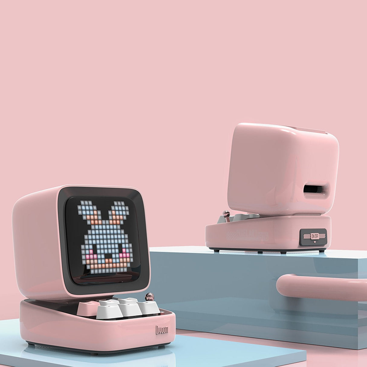 Divoom Ditoo Pro Altavoz Inalámbrico Pixel Art Rosa