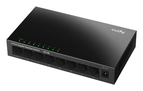 EAN 6971690790554 - Cudy GS108 switch Gigabit Ethernet (10/100/1000) Negro imagen 1