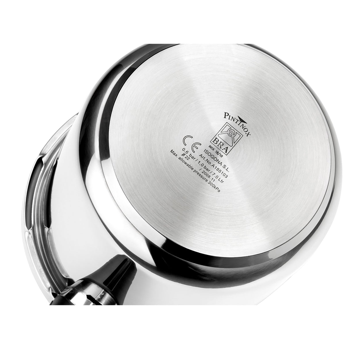 EAN 8411796081128 - BRA A185103 olla a presión 7 L Plata imagen 5