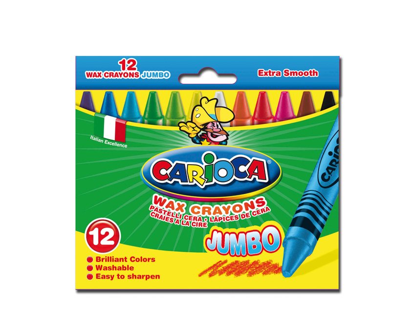 Carioca Wax Jumbo 12 Pieza(S)