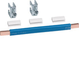 Hager Cu-Carril Universz 180x9x6mm N75b ** 35qmm Azul Lamelliert M.2xklemmen