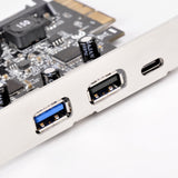 Silverstone Ecu05 Tarjeta De Expansión Pcie 2.0 Usb 3.0/Usb 3.1 Tipo-C