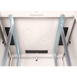 Roline 19-Zoll Netzwerkschrank Basic 42 He, 800x800 Bxt Glastr Grau
