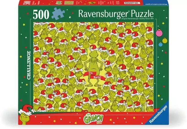 Ravensburger Puzzle Feliz Grinchmas Challenge 500 Piezas 12001224